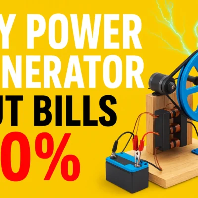 DIY Power Generator: How to Slash Your Electricity Bill by 80% Before the Grid Catches On