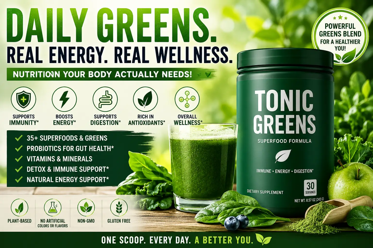 tonic greens supplement