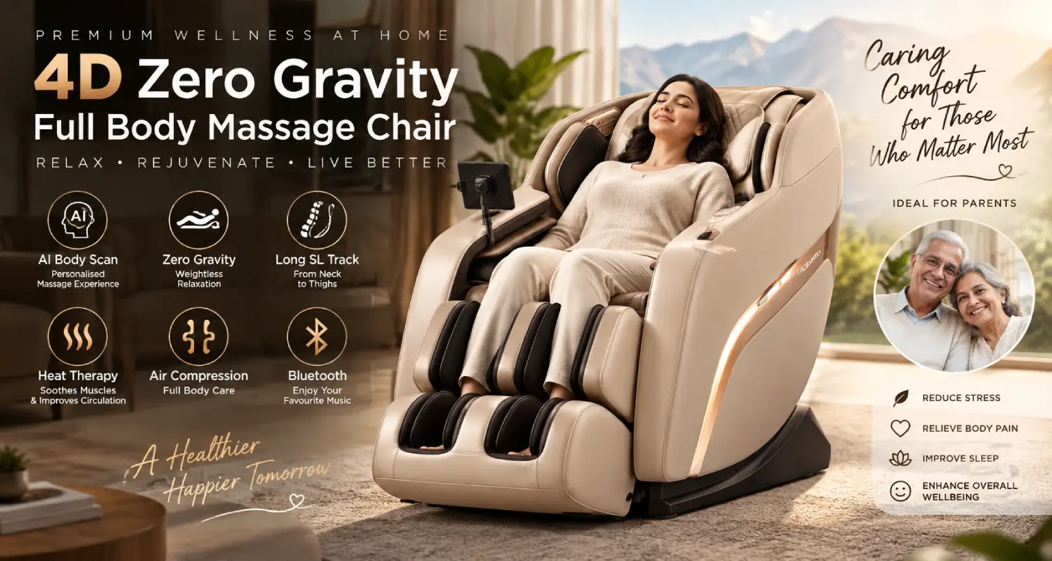 4D Zero Gravity Massage Chair for Home